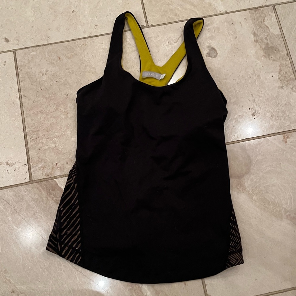 yoga or athletic top by anue. size small